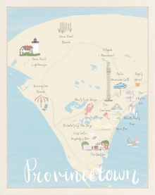  Provincetown Map Print