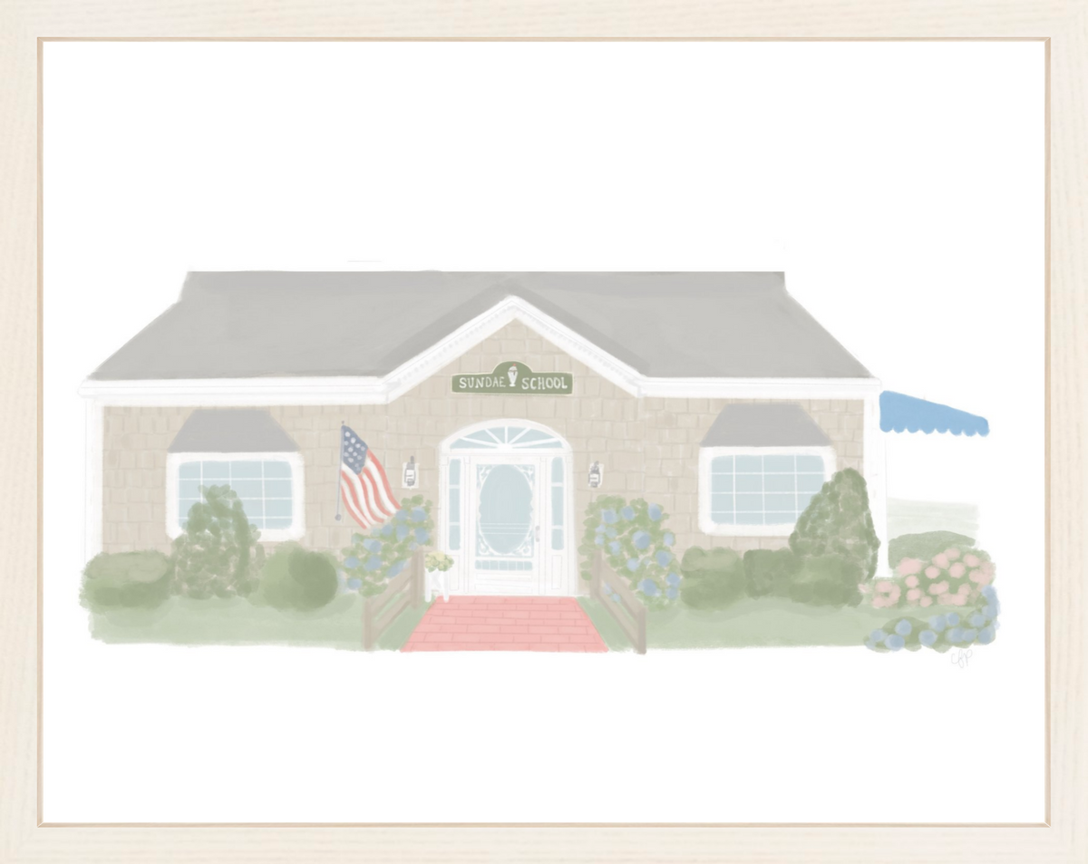 Sundae School Harwich Port Print Palm Prints