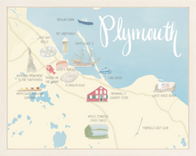  Plymouth Map Print