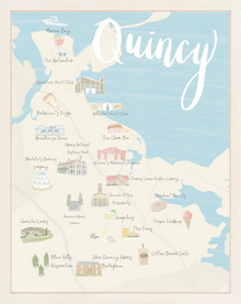  Quincy Map Print