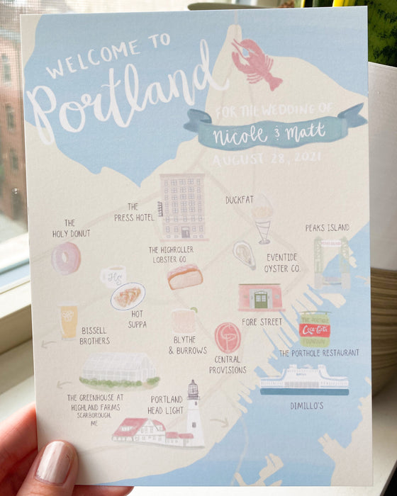 Semi Custom Map Illustration
