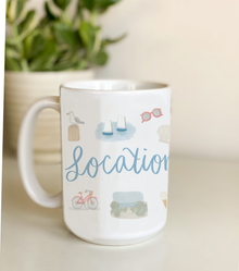  Add Your Own Location | Coastal Love Mug
