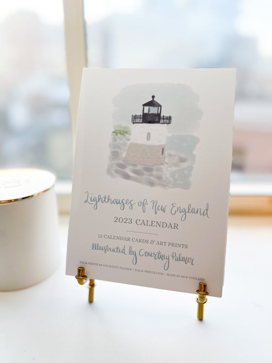 **PREORDER** 2024 Lighthouses of New England Desktop Calendar