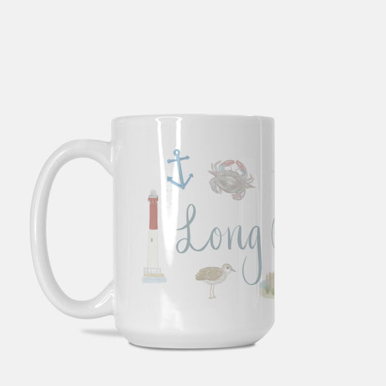 Long Beach Island NJ Landmark Mug