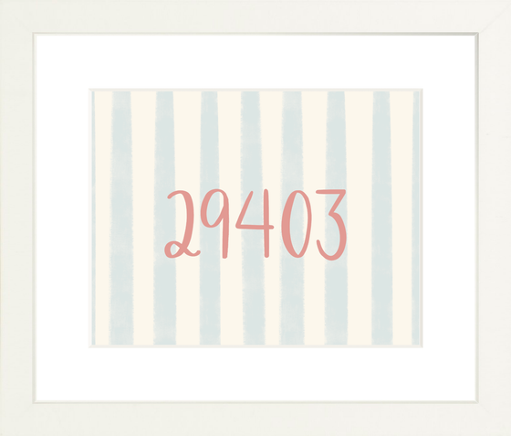 Add Your Own Zip Code | Boardwalk Stripe Print