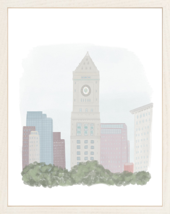 Custom House Boston Print