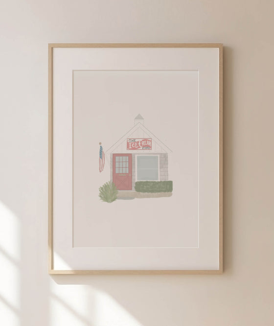 Rockport Ice Cream Store Print