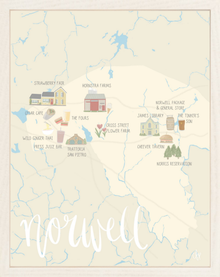  Norwell Map Print