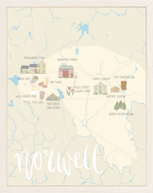 Norwell Map Print