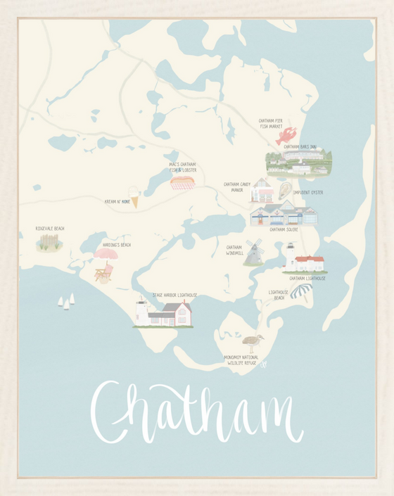 Chatham Map Print