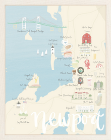 Newport RI Map Print