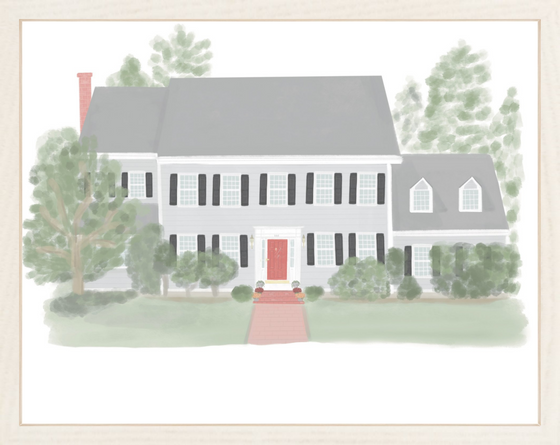 Custom Home Illustration