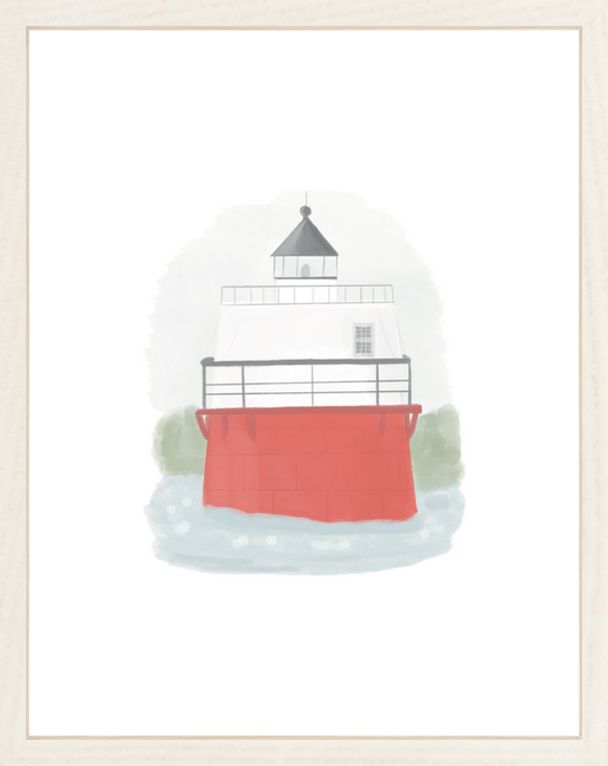 Bug Light Plymouth Print