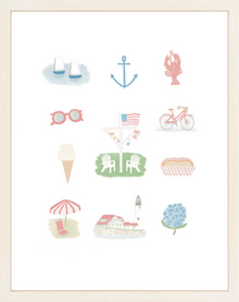  New England Summer Print