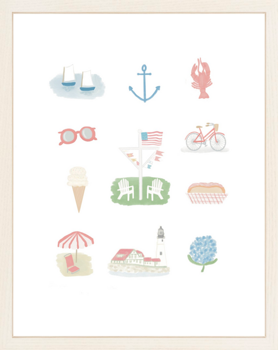 New England Summer Print