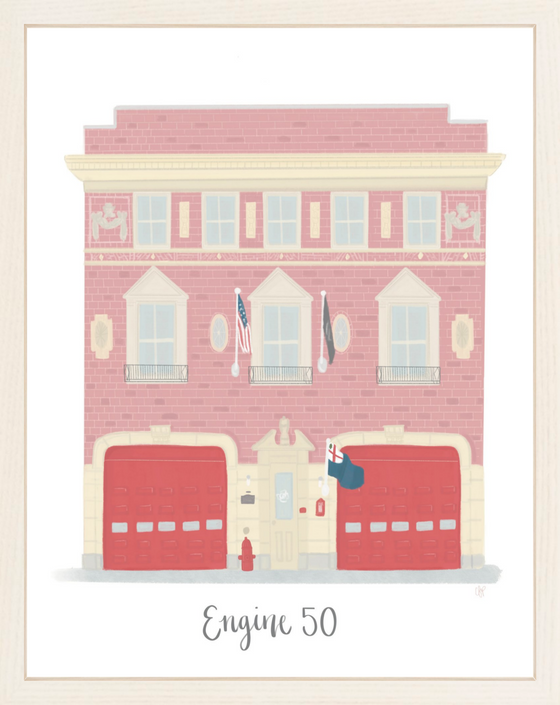 Engine 50 Charlestown Print