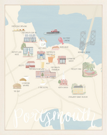  Portsmouth, NH Map Print