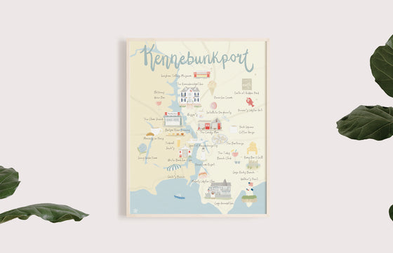 Kennebunkport Map Print