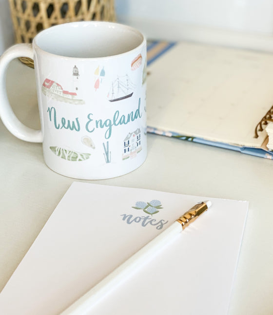 Hydrangea Notepad