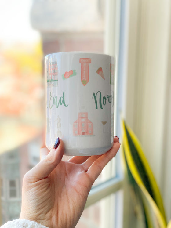 North End Landmark Mug