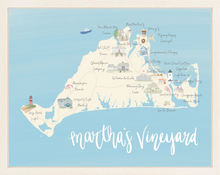  Martha’s Vineyard Map Print