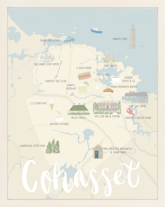 Cohasset Map Print