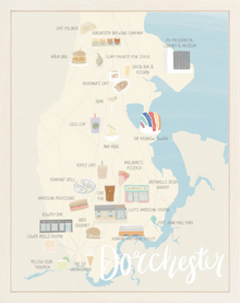  Dorchester Map Print