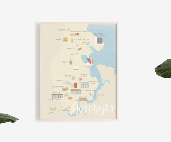 Dorchester Map Print