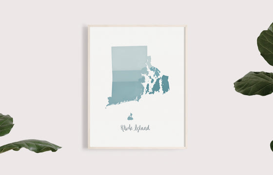 Rhode Island State Print