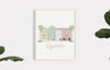 Rainbow Row Print