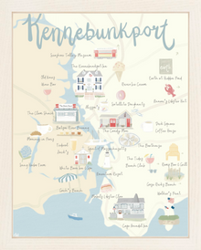  Kennebunkport Map Print