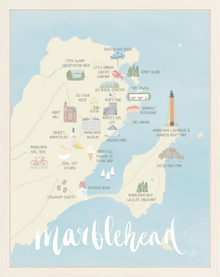  Marblehead Map Print