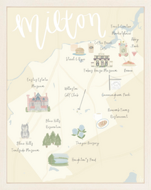  Milton Map Print