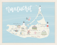  Nantucket Map Print