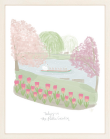  Tulips in the Public Garden Print